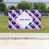 Personalized Australia Flag Tiled 横断幕 (インサイチュ)