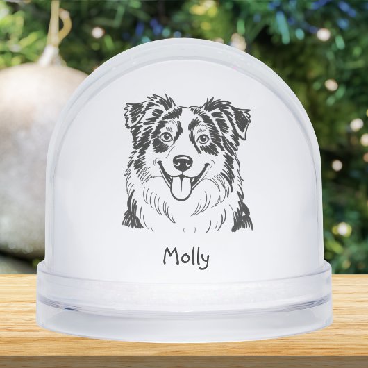 Personalized Australian Shepherd Dog Christmas