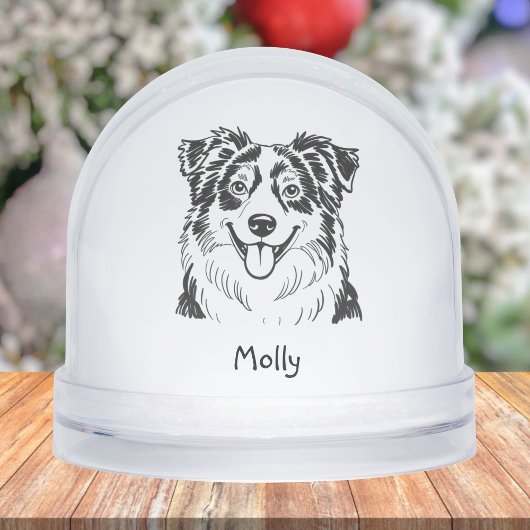 Personalized Australian Shepherd Dog Christmas