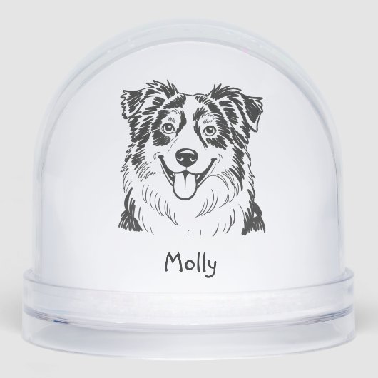 Personalized Australian Shepherd Dog Christmas (正面)