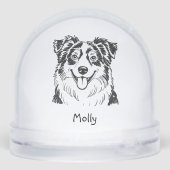 Personalized Australian Shepherd Dog Christmas (裏面)