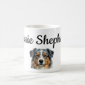 Personalized Australian Shepherd Mug Wrap – Custom コーヒーマグカップ (中央)