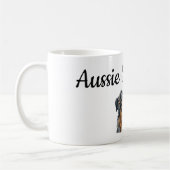 Personalized Australian Shepherd Mug Wrap – Custom コーヒーマグカップ (左)