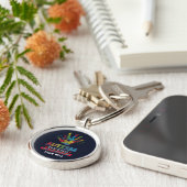 Personalized Autism Awareness Educate Advocate キーホルダー (側面)