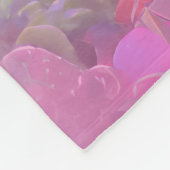 Personalized Axolotl Gift Custom Name Pink フリースブランケット (角)