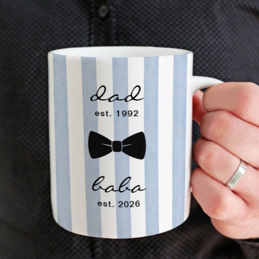 Personalized Baba Grandpa Mug Gift コーヒーマグカップ
