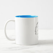 Personalized Baby 2026 Blue Name Coffee Mug  ツートーンマグカップ (左)