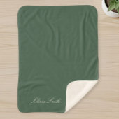 Personalized baby blanket with name シェルパブランケット