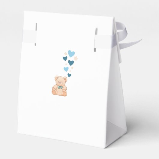 Personalized Baby Boy Favor Box フェイバーボックス (裏面サイド)
