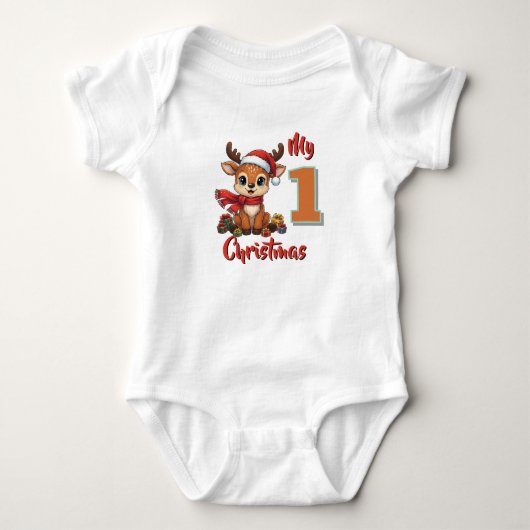 Personalized Baby Clothes – Add Your Child's Age ベビーボディスーツ (正面)