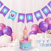 Personalized Baby Doll Birthday Water Bottle Label ペットボトルラベル