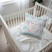 Personalized Baby Elephant Pillow クッション