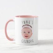Personalized Baby Face Photo マグカップ (左)