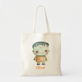 Personalized Baby Frankenstein Trick or Treat Bag  トートバッグ