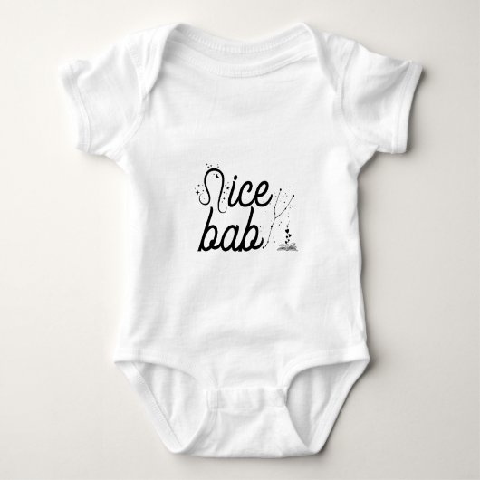 Personalized Baby Jersey Bodysuit ベビーボディスーツ (正面)