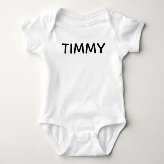 PERSONALIZED BABY JUMPSUIT ONE PIECE ベビーボディスーツ (正面)