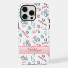 Personalized Baby Nurse Phone Case iPhone 15 Pro Maxケース