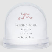 Personalized Baby Photo & Birth Stats (裏面)