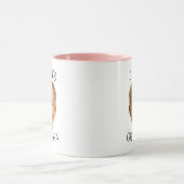 Personalized Baby Photo Grandpa Mug マグカップ (中央)