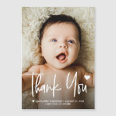 Personalized Baby Photo Thank You newborn  (正面)