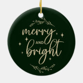 Personalized Baby’s First Christmas セラミックオーナメント (裏面)