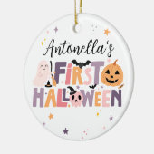 Personalized Baby’s First Halloween セラミックオーナメント (左)
