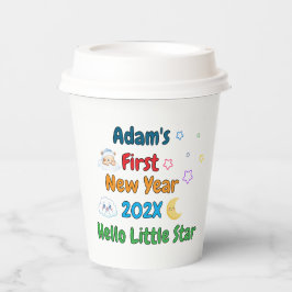 Personalized Baby’s First New Year – Cute Design 紙コップ