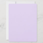 Personalized Baby Shower Invitation シーズンカード (裏面)