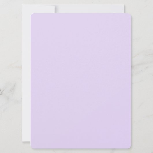 Personalized Baby Shower Invitation シーズンカード (裏面)