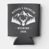 Personalized Bachelor Weekend Mountain 缶クーラー (正面)
