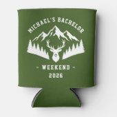 Personalized Bachelor Weekend Mountain 缶クーラー (正面)