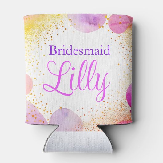 Personalized Bachelorette gifts coozies 缶クーラー (裏面)