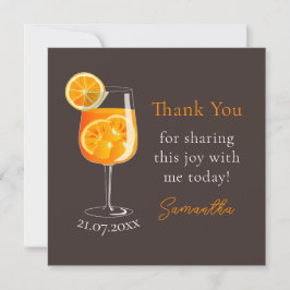 Personalized Bachelorette Party Thank You Card サンキューカード