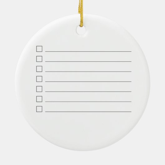 Personalized back note Oh Dear Reindeer Coworkers セラミックオーナメント (裏面)