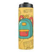 Personalized Back to School Backpack & Doodles タンブラー (正面)