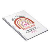 Personalized Back To School for Teachers Students ノートブック (右側)