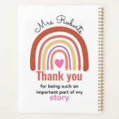 Personalized Back To School  for Teachers Students プランナー手帳 (裏面)