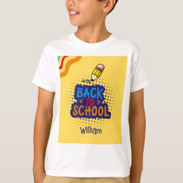 Personalized "Back To School" Fun Doodle Tシャツ