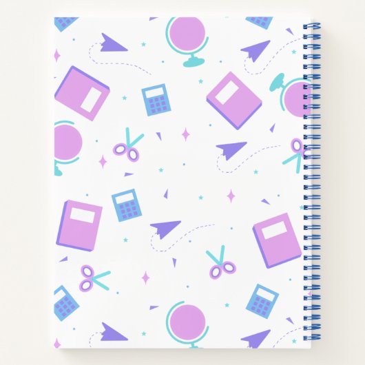 Personalized Back to School Notebook ノートブック (裏面)
