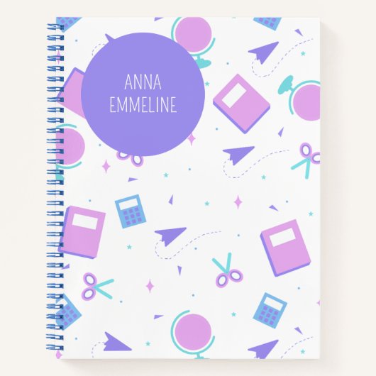 Personalized Back to School Notebook ノートブック (正面)