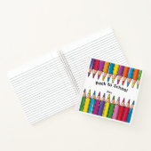 Personalized Back to School Notebook with Pencils ノートブック (内部)