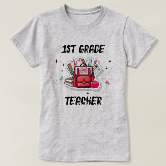 personalized back to school t-shirt, coquette tシャツ (デザイン正面)