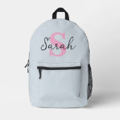 personalized backpack, kids fashion, customized  プリントバックパック (正面)
