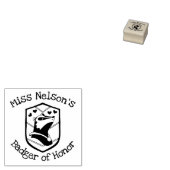 Personalized "Badger of Honor" Stamp  ラバースタンプ (押印)