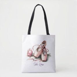 Personalized Ballet Slippers Tote トートバッグ