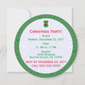 Personalized Bangladeshi Angel Christmas Flag  招待状 (裏面)