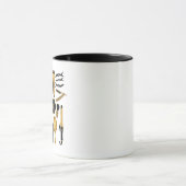 ​Personalized Barber Tools Custom Name Coffee Mug マグカップ (中央)