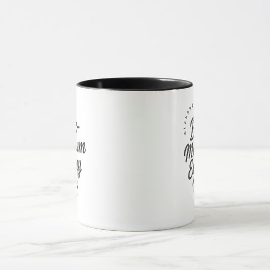 Personalized Bare-Minimum Energy Mix Gift Coffee マグカップ (中央)
