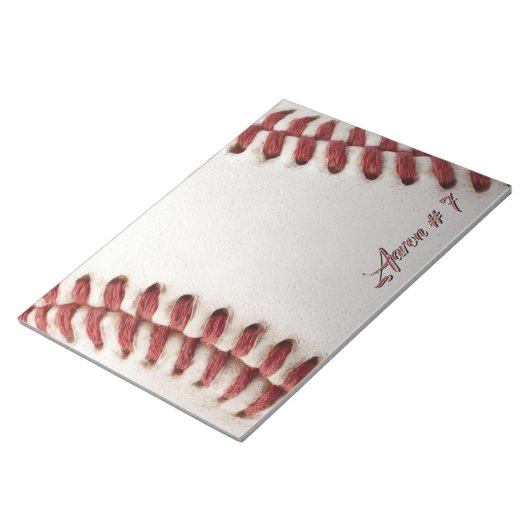  Personalized Baseball ノートパッド (アングル)