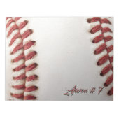  Personalized Baseball ノートパッド (正面)